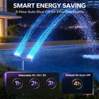 Solar Pool Fountain with LED Lights