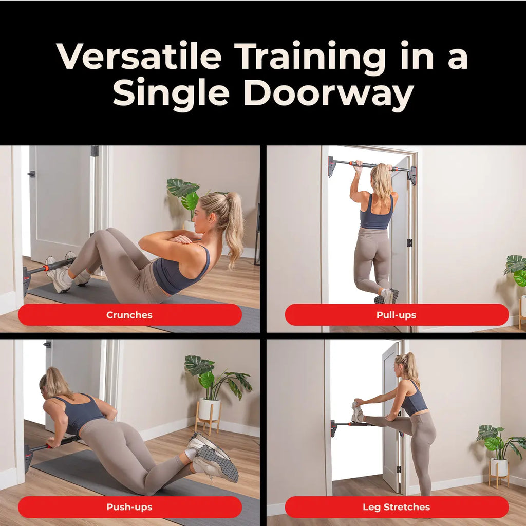 Doorway Pull-Up Bar – No Drill, 330 lbs