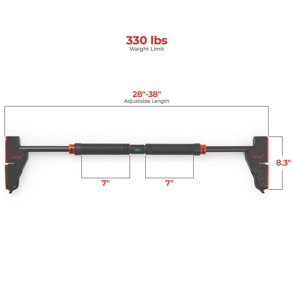 Doorway Pull-Up Bar – No Drill, 330 lbs