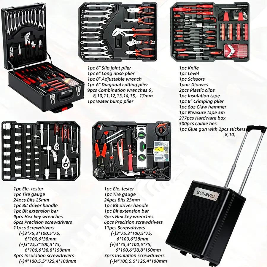 Bourvill 899-Piece Tool Set
