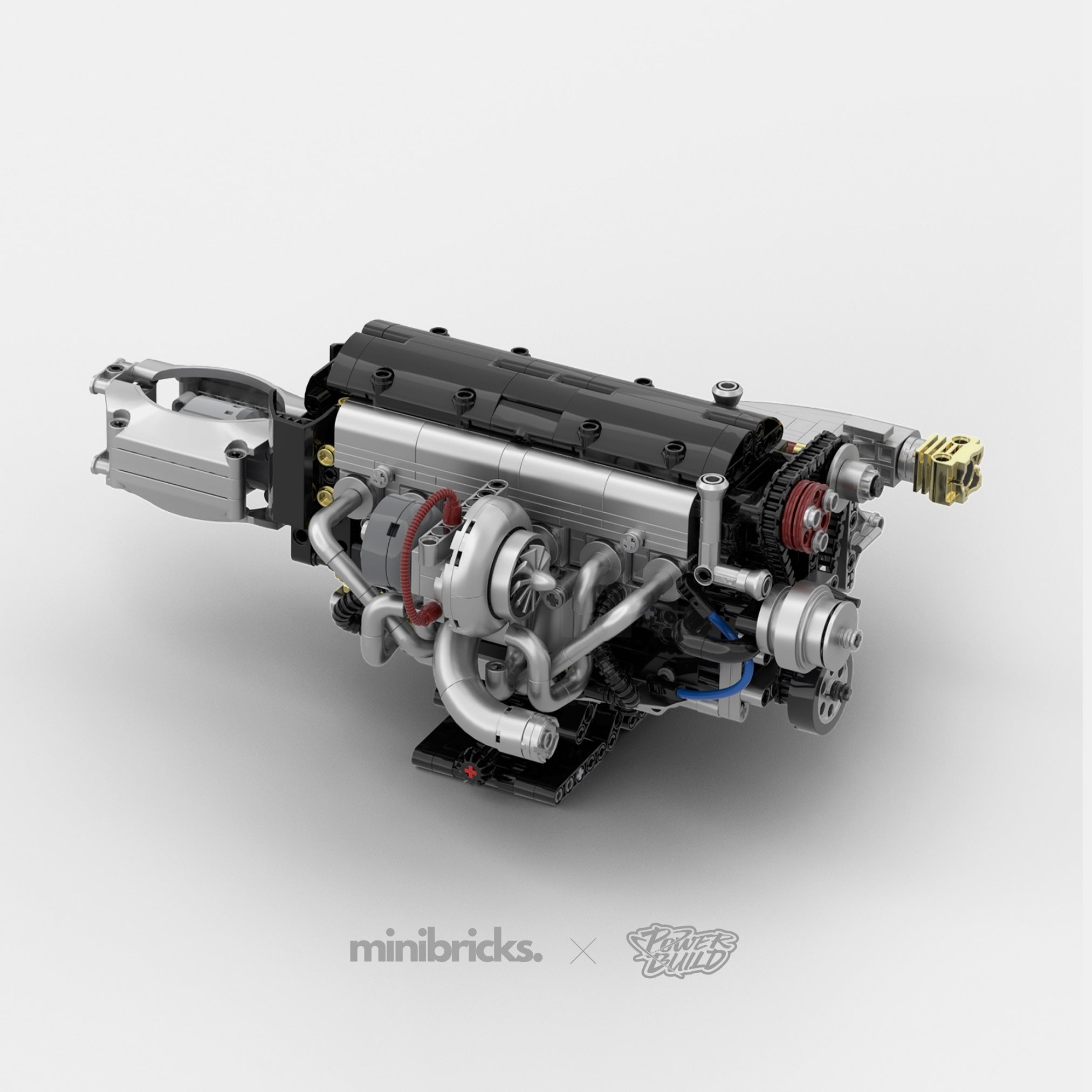 Minibricks® 2JZ Engine Building Set