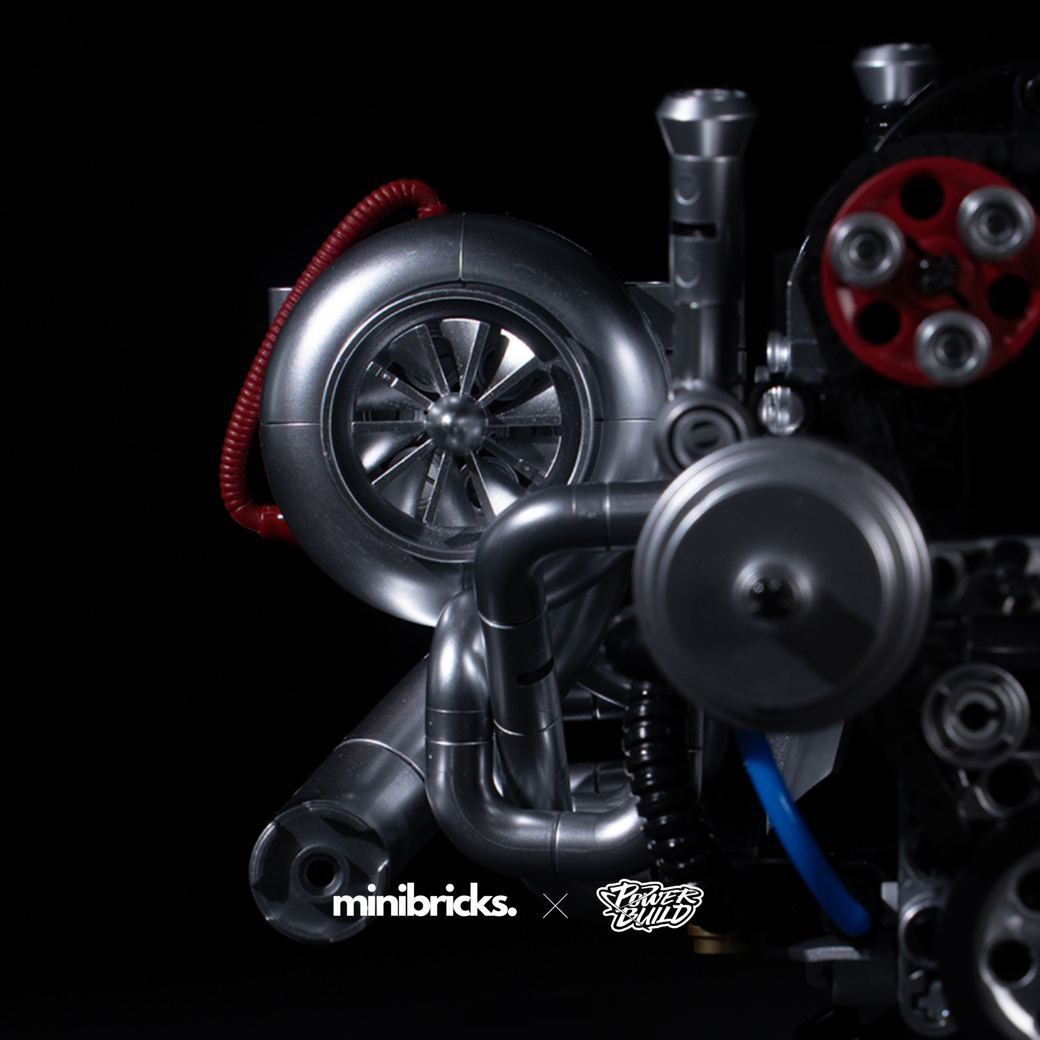 Minibricks® 2JZ Engine Building Set