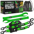 Rhino USA Retractable Ratchet Straps
